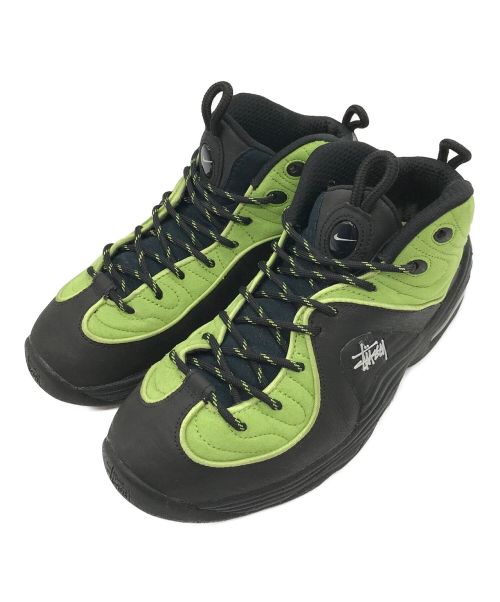 NIKE（ナイキ）NIKE (ナイキ) stussy (ステューシー) AIR PENNY II SP / エア ペニー 2 SP ブラック×グリーン サイズ:26の古着・服飾アイテム