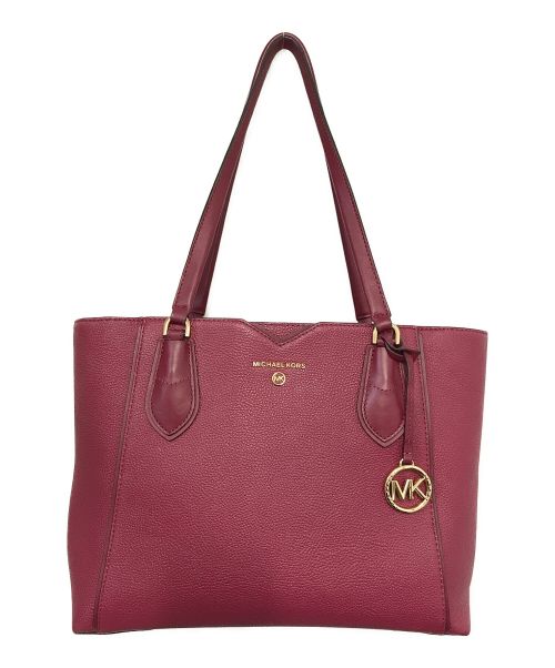 MICHAEL KORS（マイケルコース）MICHAEL KORS (マイケルコース) トートバッグ ワインレッドの古着・服飾アイテム