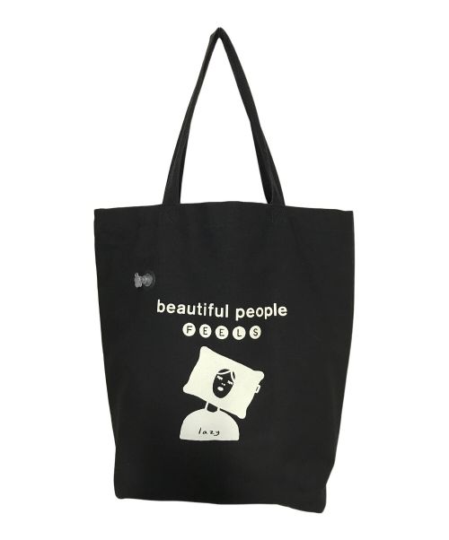 beautiful people（ビューティフルピープル）beautiful people (ビューティフルピープル) feels air tote bag ブラックの古着・服飾アイテム