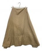 MADISON BLUEマディソンブルー）の古着「MOLLET FLARE SKIRT」｜ベージュ