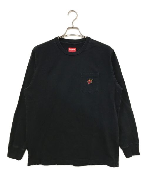 SUPREME（シュプリーム）SUPREME (シュプリーム) Sacred Heart L/S Pocket Tee ブラック サイズ:Ⅼの古着・服飾アイテム