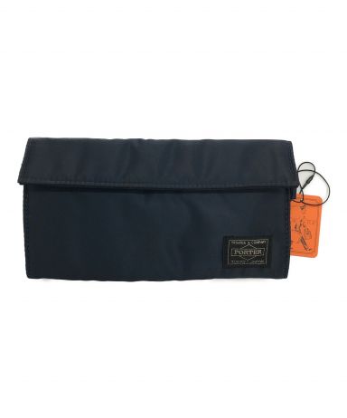 中古・古着通販】PORTER (ポーター) TANKER LONG WALLET ネイビー 未