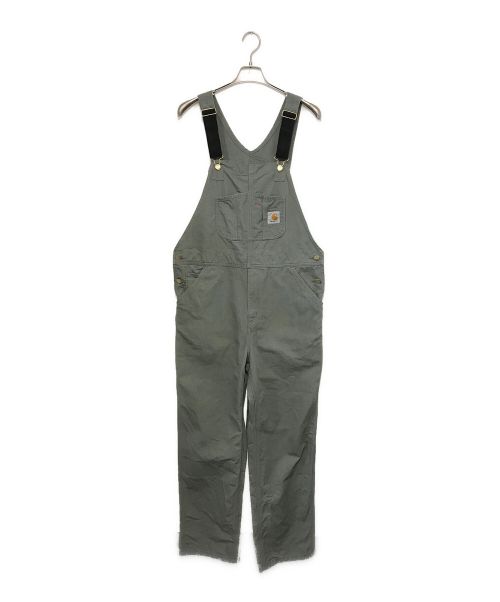 CarHartt（カーハート）CarHartt (カーハート) BIB OVERALL / ビブオーバーオール グレー サイズ:34×32の古着・服飾アイテム