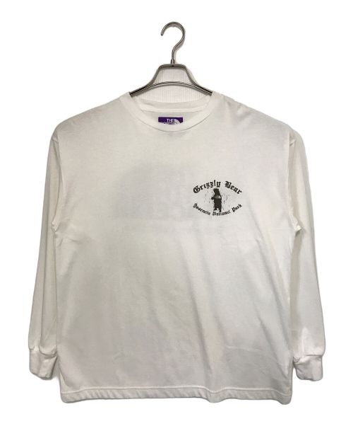 THE NORTHFACE PURPLELABEL（ザ・ノースフェイス パープルレーベル）THE NORTHFACE PURPLELABEL (ザ・ノースフェイス パープルレーベル) L/S Graphic Tee ホワイト サイズ:Ｍの古着・服飾アイテム