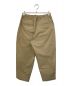 KEBOZ (ケボズ) CHINO WIDE PANTS ベージュ サイズ:M：5800円