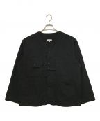 Engineered Garmentsエンジニアド ガーメンツ）の古着「Military cardigan」｜ブラック