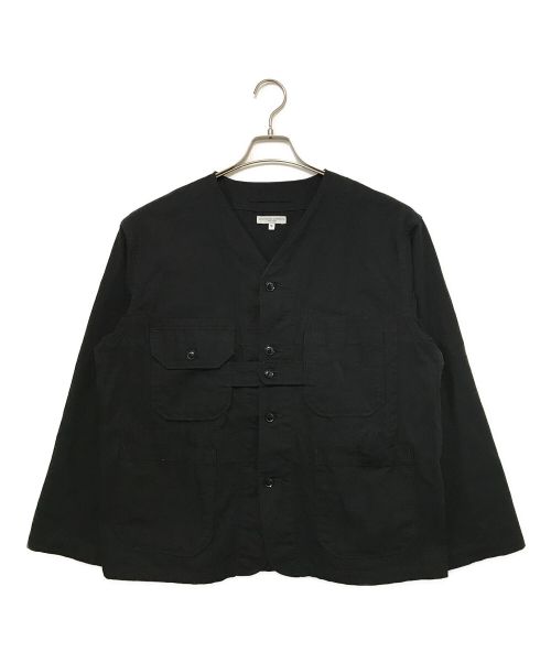 Engineered Garments（エンジニアド ガーメンツ）Engineered Garments (エンジニアド ガーメンツ) Military cardigan ブラック サイズ:Sの古着・服飾アイテム