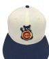 中古・古着 New Era (ニューエラ) キャップ アイボリー×ネイビー サイズ:7 1/2：3980円