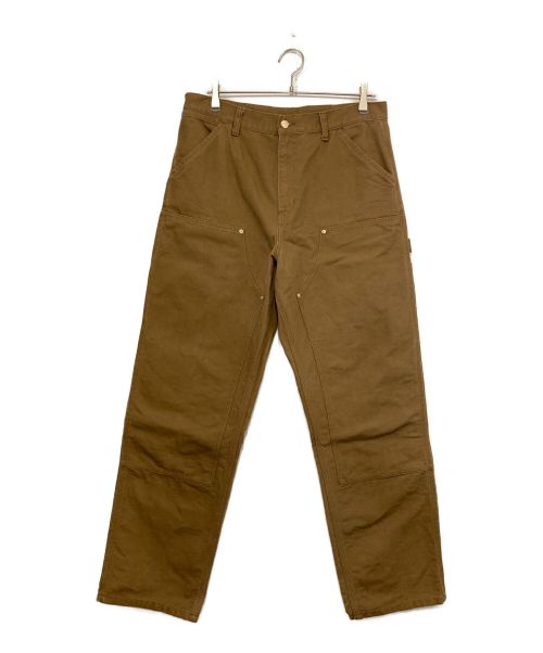 Carhartt WIP（カーハート ワークインプログレス）Carhartt WIP (カーハートダブリューアイピー) Double Knee Pant ブラウン サイズ:32×32の古着・服飾アイテム