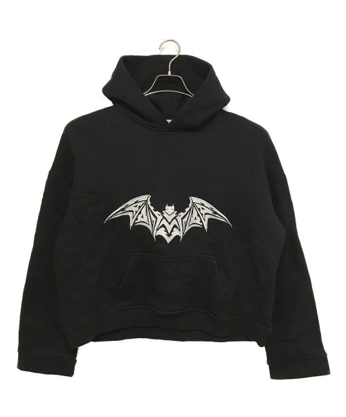 HEAVEN CAN WAIT（ヘブンキャンウェイト）HEAVEN CAN WAIT (ヘブンキャンウェイト) Batwing hoodie ブラック サイズ:Mの古着・服飾アイテム