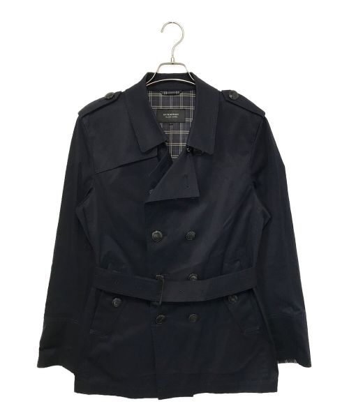 BURBERRY BLACK LABEL（バーバリーブラックレーベル）BURBERRY BLACK LABEL (バーバリーブラックレーベル) トレンチコート ネイビー サイズ:Ⅼの古着・服飾アイテム