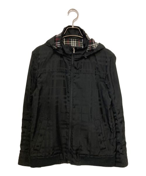 BURBERRY BLACK LABEL（バーバリーブラックレーベル）BURBERRY BLACK LABEL (バーバリーブラックレーベル) フーデッドジャケット ブラック サイズ:Mの古着・服飾アイテム