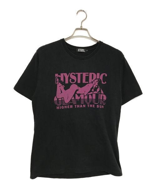 Hysteric Glamour（ヒステリックグラマー）Hysteric Glamour (ヒステリックグラマー) Higher Than The Sun TEE ブラック サイズ:Ⅼの古着・服飾アイテム