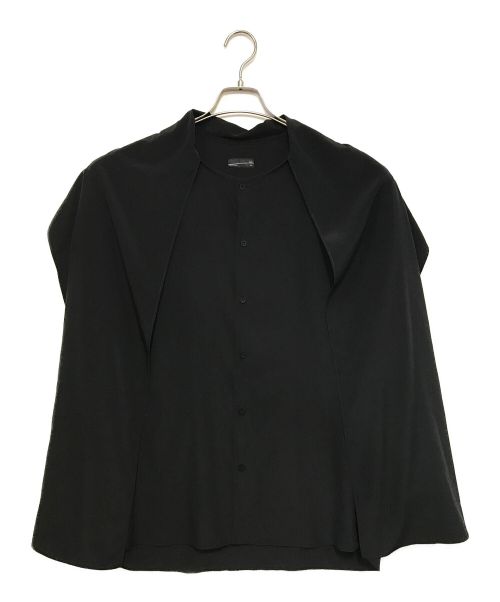 LAD MUSICIAN（ラッドミュージシャン）LAD MUSICIAN (ラッドミュージシャン) BOW COLLAR SHIRT ブラック サイズ:44の古着・服飾アイテム