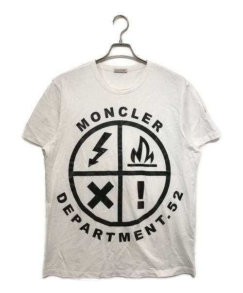 MONCLER（モンクレール）MONCLER (モンクレール) MAGLIA T-SHIRTS ホワイト サイズ:XLの古着・服飾アイテム