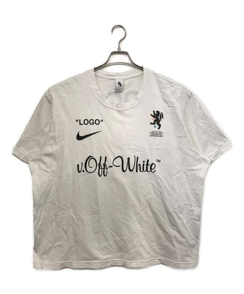 OFFWHITE（オフホワイト）OFFWHITE (オフホワイト) NIKE (ナイキ) Football Collection Tee ホワイト サイズ:XLの古着・服飾アイテム