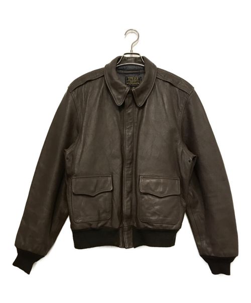 Willis&Geiger（ウィルスガイガー）Willis&Geiger (ウィルスガイガー) TYPE A-2 ジャケット ブラウン サイズ:40の古着・服飾アイテム