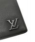 中古・古着 LOUIS VUITTON (ルイ ヴィトン) LV アエログラム ポルトフォイユ・ブラザ NM ブラック：32800円