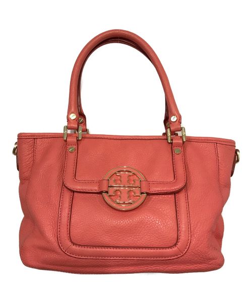 TORY BURCH（トリーバーチ）TORY BURCH (トリーバーチ) 2WAYハンドバッグ ピンクの古着・服飾アイテム