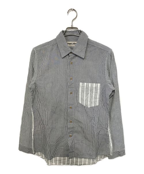 FRANK LEDER（フランクリーダー）FRANK LEDER (フランクリーダー) VINTAGE FABRIC EDITION PLAIN SHIRT ネイビー サイズ:Sの古着・服飾アイテム