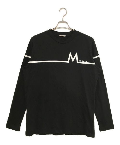 MONCLER（モンクレール）MONCLER (モンクレール) LS T SHIRTS ブラック サイズ:Ⅼの古着・服飾アイテム