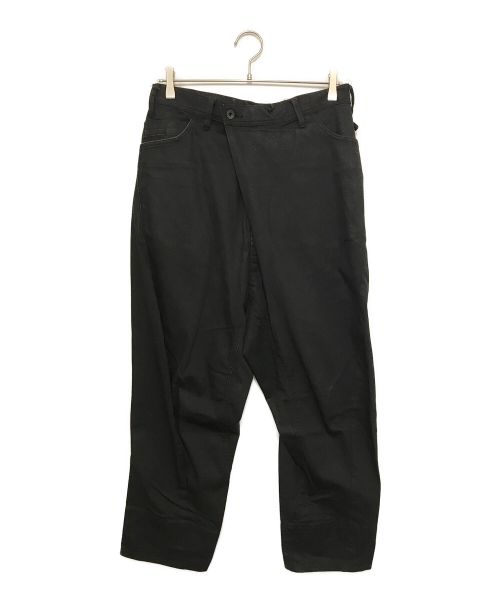 JULIUS（ユリウス）JULIUS (ユリウス) TUCKED BAGGY PANTS ブラック サイズ:1の古着・服飾アイテム