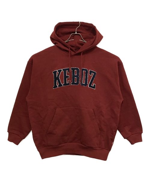 KEBOZ（ケボズ）KEBOZ (ケボズ) プルオーバーパーカー ボルドー サイズ:Ⅼの古着・服飾アイテム