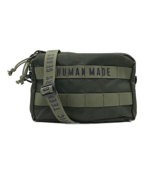 HUMAN MADE（ヒューマンメイド）HUMAN MADE (ヒューマンメイド) militaryショルダーバッグ カーキの古着・服飾アイテム