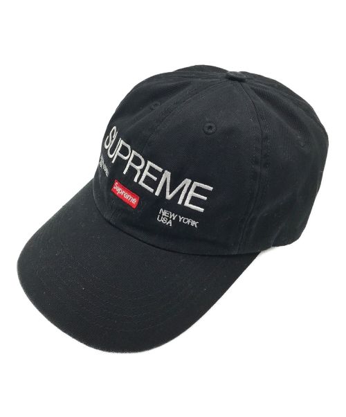 SUPREME（シュプリーム）SUPREME (シュプリーム) 6-Panel cap ブラックの古着・服飾アイテム