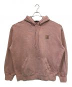 Carhartt WIPカーハート）の古着「Hooded Vista Sweat/フーデッド ビスタ スウィート」｜ピンク