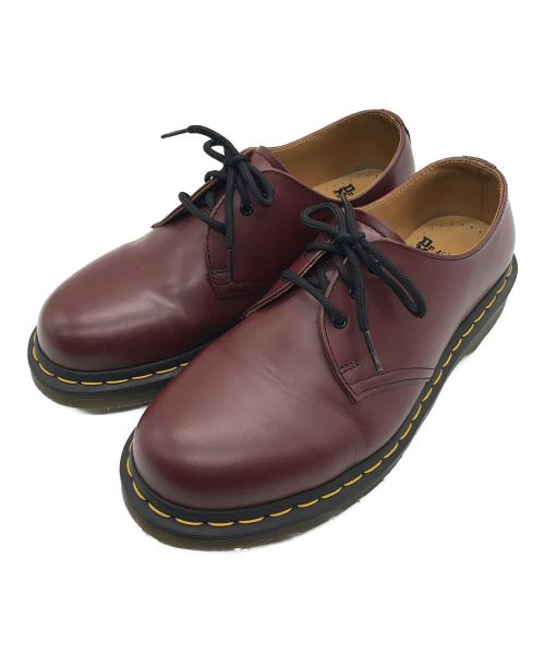 Dr.Martens（ドクターマーチン）Dr.Martens (ドクターマーチン) 1461 3ホールシューズ バーガンディー サイズ:UK 7の古着・服飾アイテム