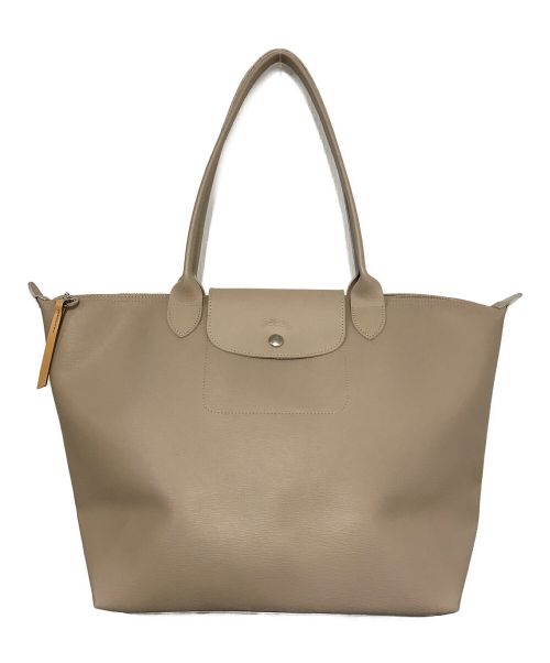 LONGCHAMP（ロンシャン）LONGCHAMP (ロンシャン) ル・プリアージュ シティ ベージュの古着・服飾アイテム