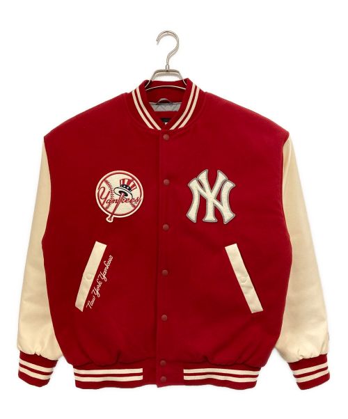 New Era（ニューエラ）New Era (ニューエラ) MLB NEW YORK YANKEES VARSITY JACKET レッド サイズ:Ⅼの古着・服飾アイテム