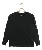 New Era×Yohji Yamamoto pour hommeニューエラ×ヨウジヤマモト プールオム）の古着「LS COTTON TEE YY S」｜ブラック