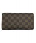 LOUIS VUITTON (ルイ ヴィトン) ダミエ ポルトフォイユ・サラ ブラウン：9800円