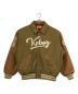 KEBOZ（ケボズ）の古着「MELTON & LEATHER VARSITY JACKET」｜キャメル