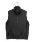 STEVEN ALAN（スティーブンアラン）の古着「COTTON NYLON ZIP STAND VEST/コットン ナイロン ジップ スタンド ベスト」｜ネイビー