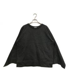 CLANE（クラネ）の古着「CARD BOARD BACK FRILL TOPS」｜グレー