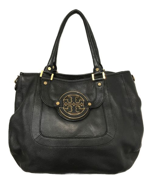 TORY BURCH（トリーバーチ）TORY BURCH (トリーバーチ) 2WAYバッグ ブラックの古着・服飾アイテム