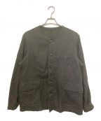 NIGEL CABOURNナイジェルケーボン）の古着「フレンチワークリネンジャケット」｜グレー