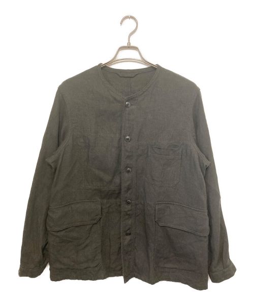 NIGEL CABOURN（ナイジェルケーボン）NIGEL CABOURN (ナイジェルケーボン) フレンチワークリネンジャケット グレー サイズ:46の古着・服飾アイテム