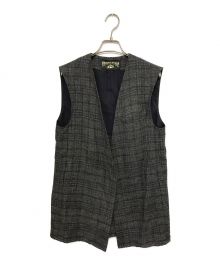 PHOTOCOPIEU（フォトコピュー）の古着「LONG GILET/ロング ジレ」｜ネイビー