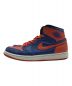 NIKE (ナイキ) AIR JORDAN 1 RETRO HIGH OG 'NEW YORK KNICKS' ブルー×オレンジ サイズ:28cm：14000円