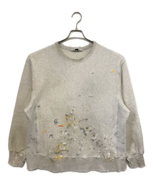 ANCELLM（アンセルム）ANCELLM (アンセルム) HAND PAINTING SWEAT SHIRT グレー サイズ:2の古着・服飾アイテム