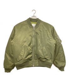 stussy（ステューシー）の古着「BUILT REVERSIBLE BOMBER JACKET」｜カーキ