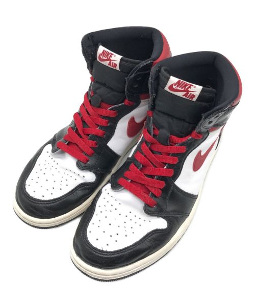 NIKE（ナイキ）NIKE (ナイキ) AIR JORDAN 1 RETRO HIGH OG ブラック×レッド サイズ:28.5cmの古着・服飾アイテム