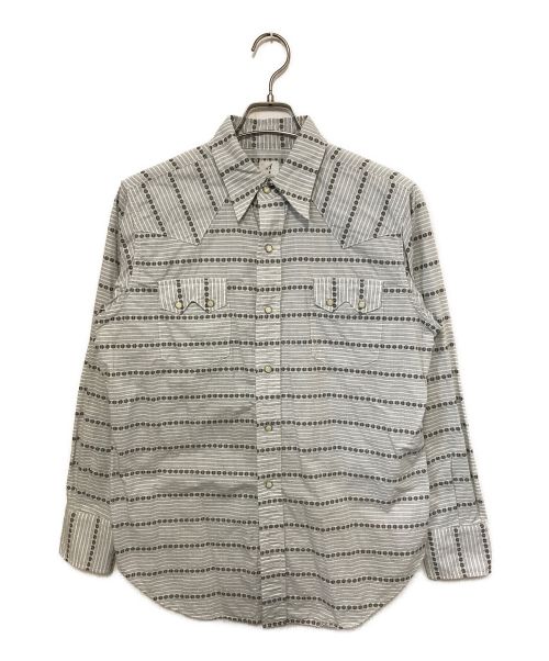 ANATOMICA（アナトミカ）ANATOMICA (アナトミカ) ウエスタンシャツ グレー サイズ:Mの古着・服飾アイテム