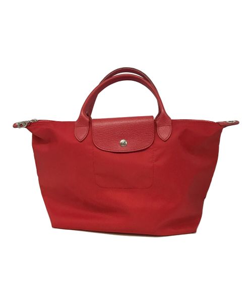 LONGCHAMP（ロンシャン）LONGCHAMP (ロンシャン) 2WAYナイロンバッグ レッドの古着・服飾アイテム