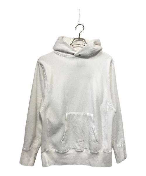 ATON（エイトン）ATON (エイトン) GARMENT DYE URAKE HOODIE ホワイト サイズ:02の古着・服飾アイテム