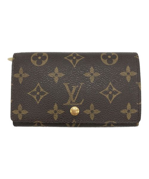 LOUIS VUITTON（ルイ ヴィトン）LOUIS VUITTON (ルイ ヴィトン) ポルトフォイユ・トレゾール 2つ折り財布 ブラウンの古着・服飾アイテム